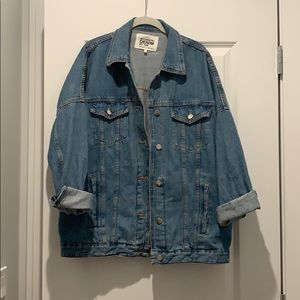 oversized jean jacket